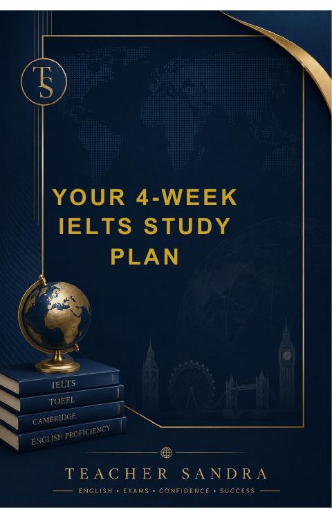 IELTS Study Plan cover