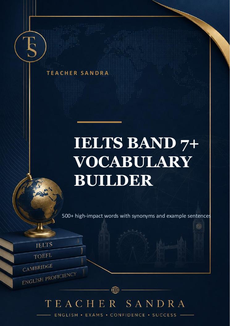 IELTS Vocabulary cover